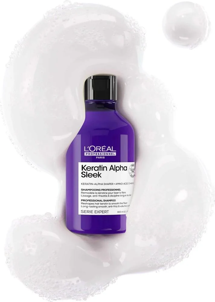 L´Oréal Serie Expert KERATIN ALPHA SLEEK ŠAMPÓN-300ml - Image 3
