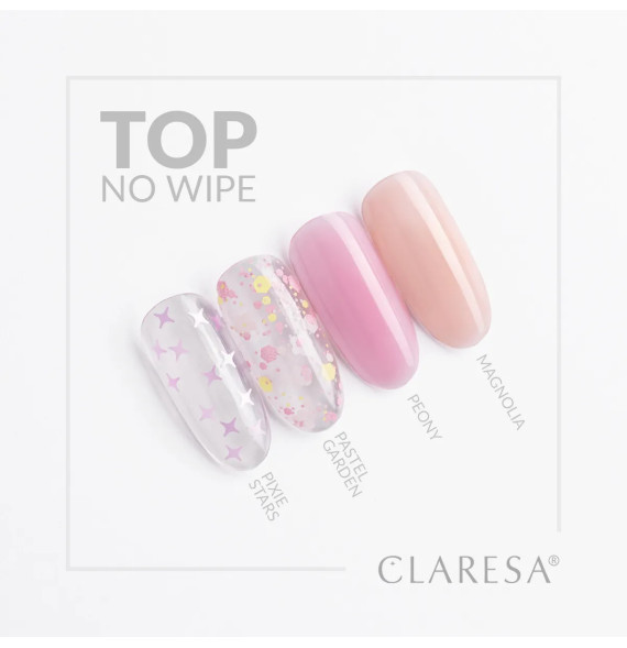 CLARESA TOP NO WIPE PASTEL GARDEN gél lak-5g – Obrázok 4
