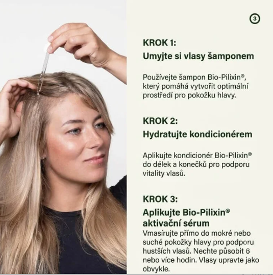 SCANDINAVIAN BIOLABS BIO-PILIXIN® HAIR GROWTH ROUTINE PRE ŽENY – Obrázok 2
