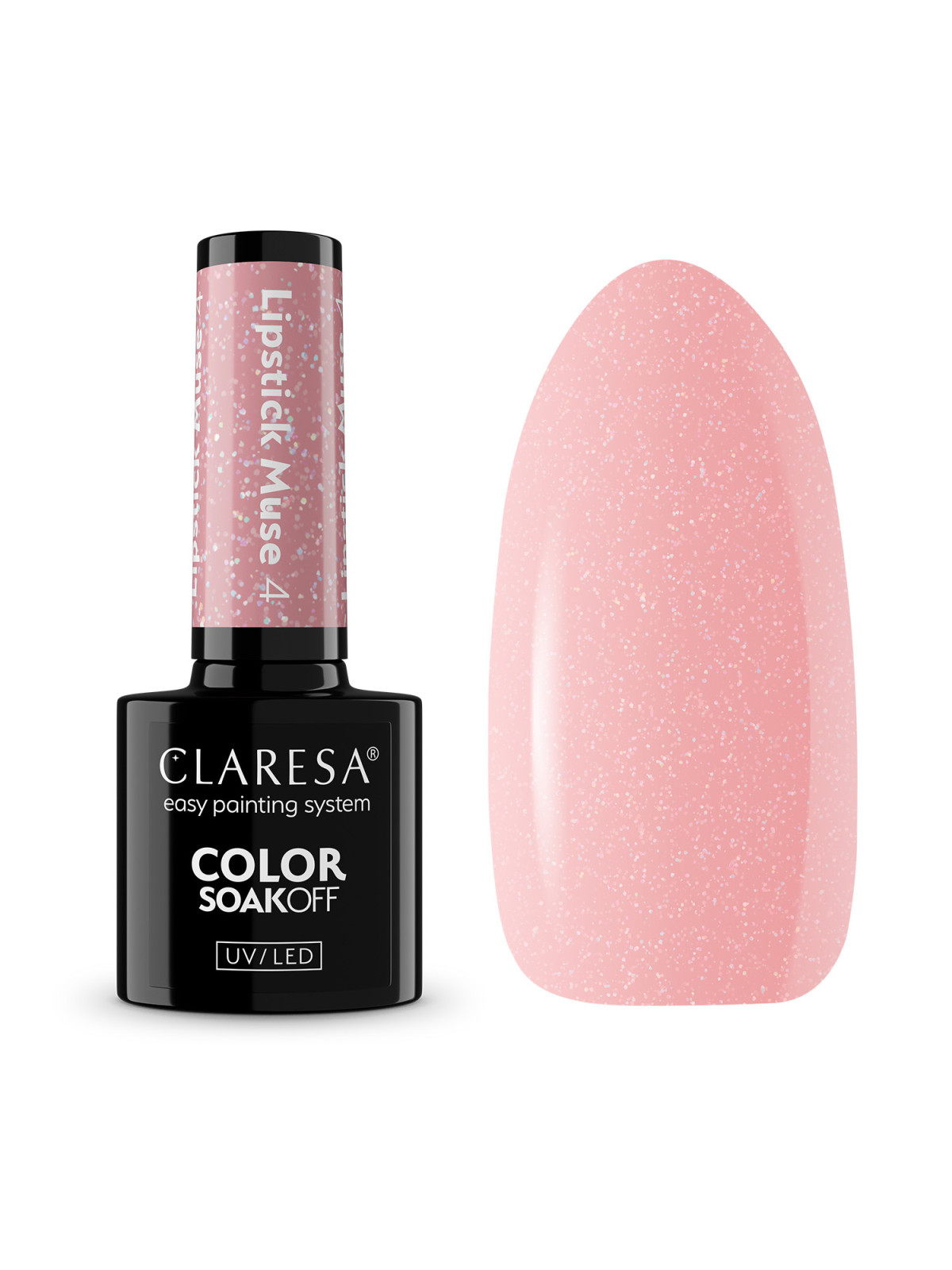 CLARESA UV/LED gél lak LIPSTICK MUSE 4-5g