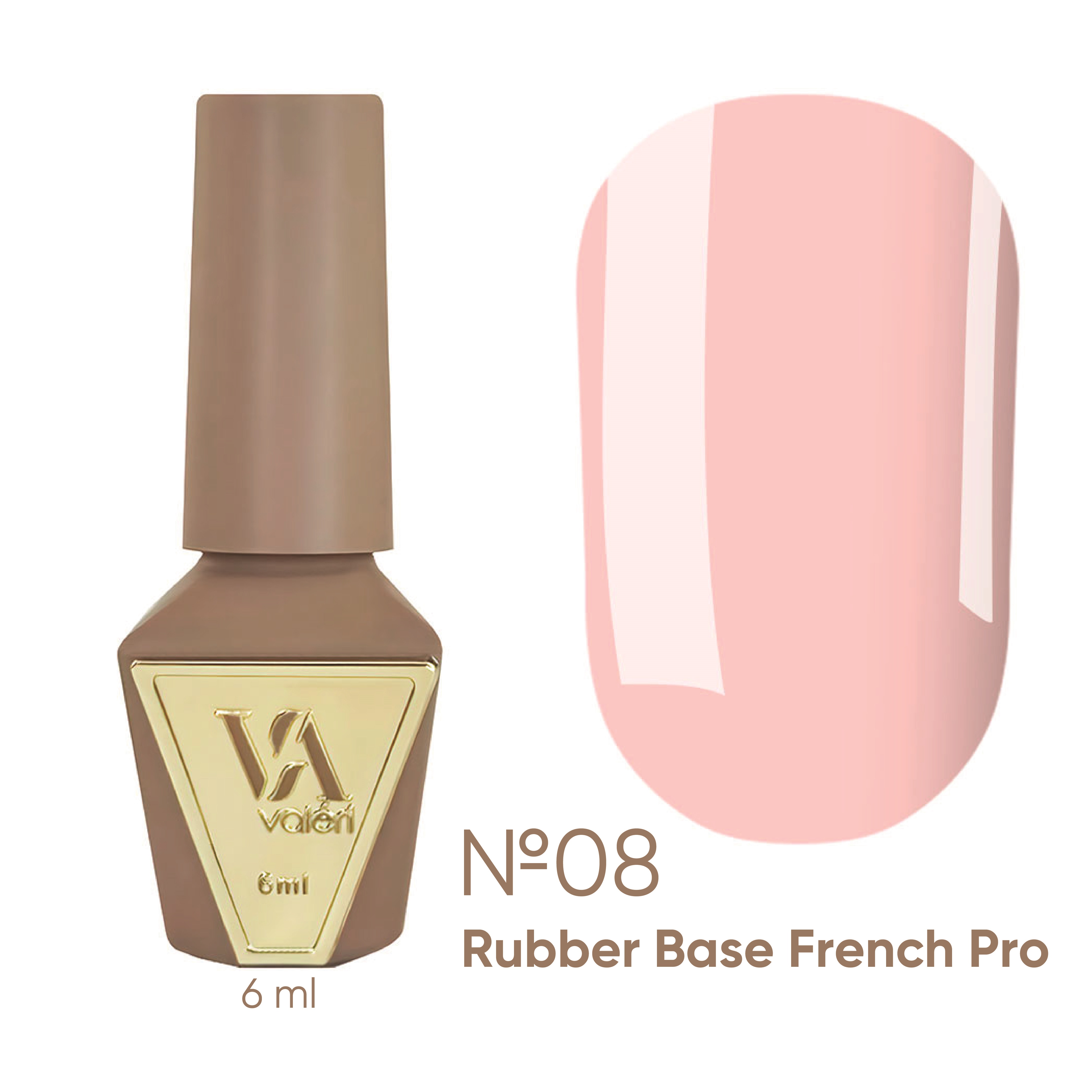 VALERI RUBBER BASE FRENCH PRO 08-6ml