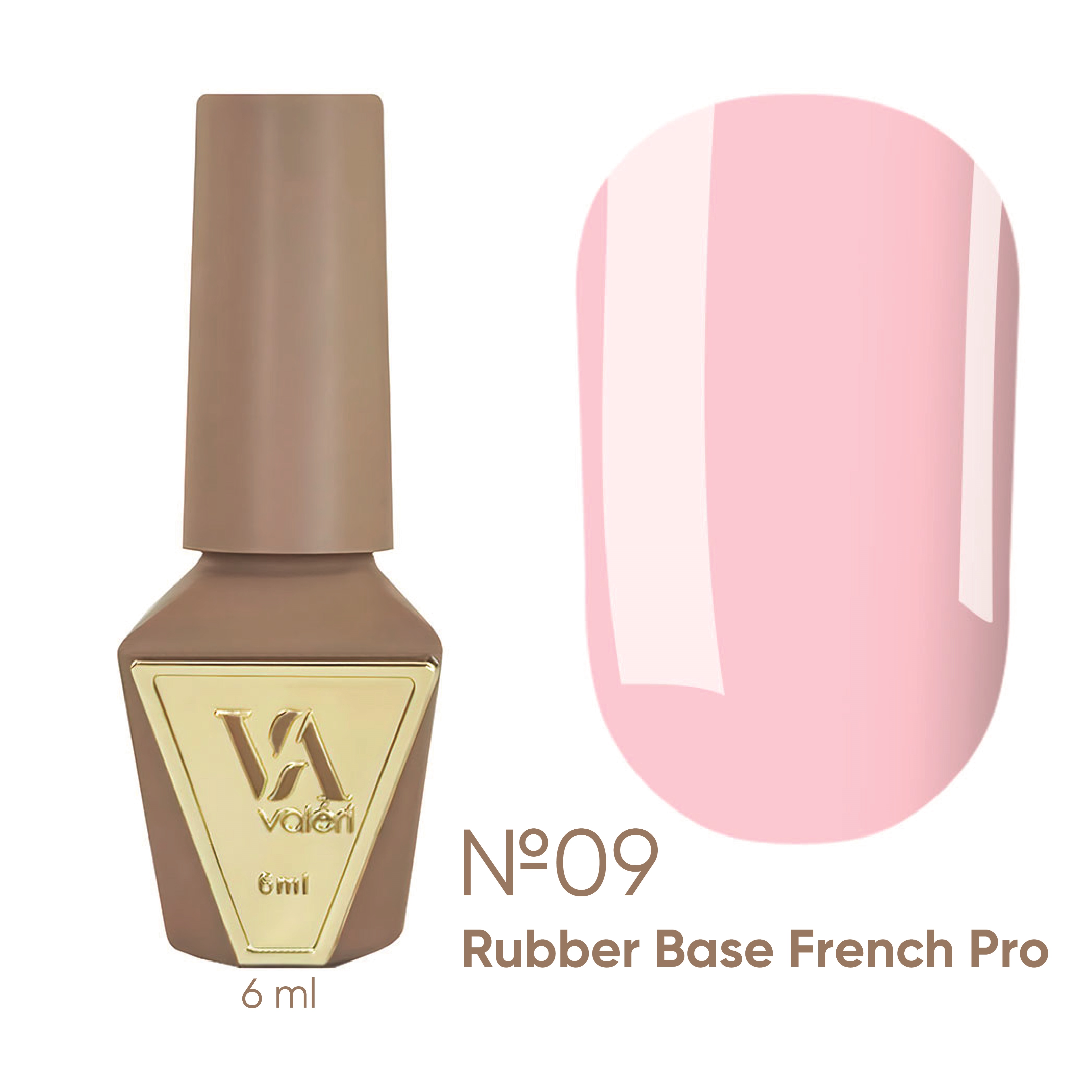 VALERI RUBBER BASE FRENCH PRO 09-6ml