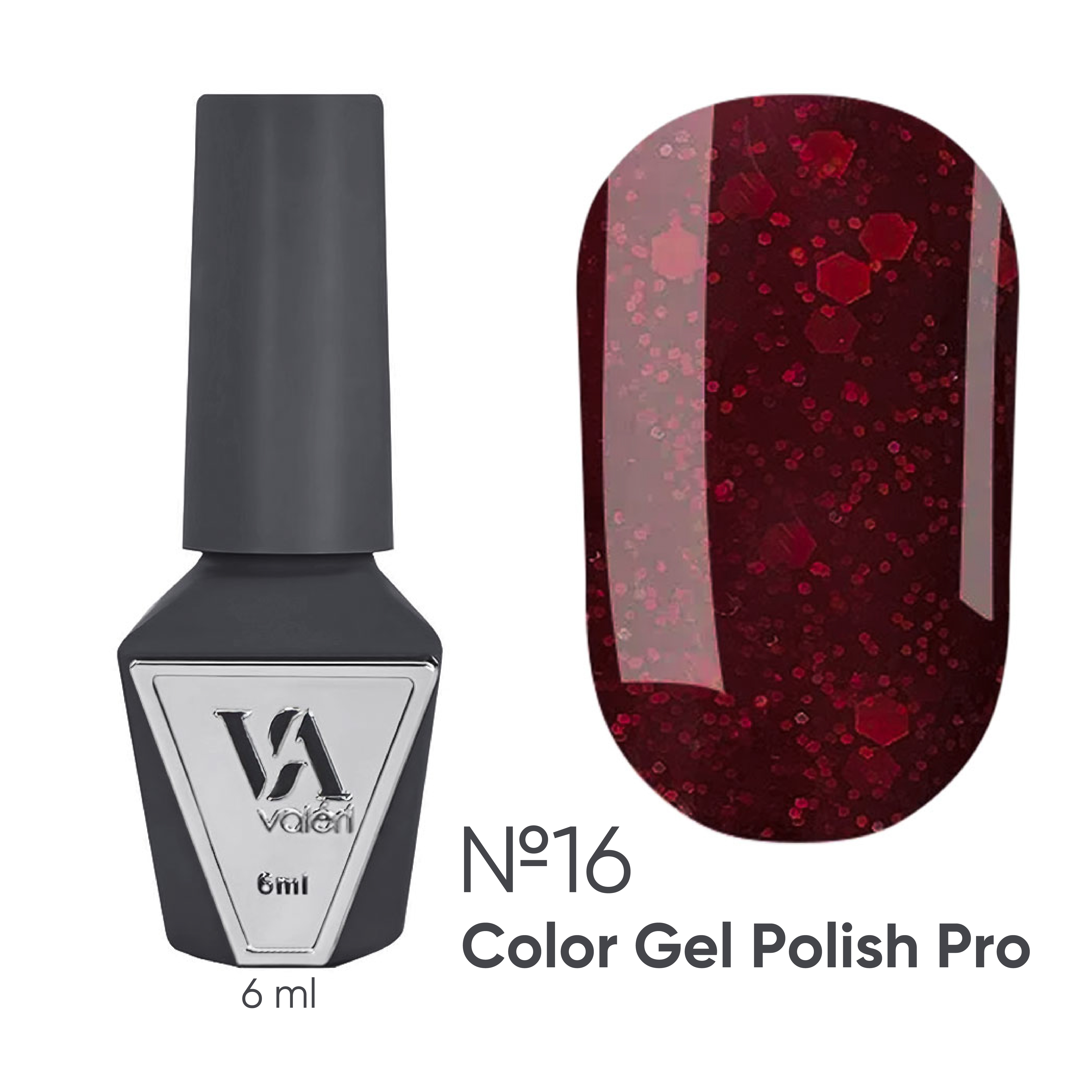 VALERI UV/LED gél-lak PRO 16-6ml