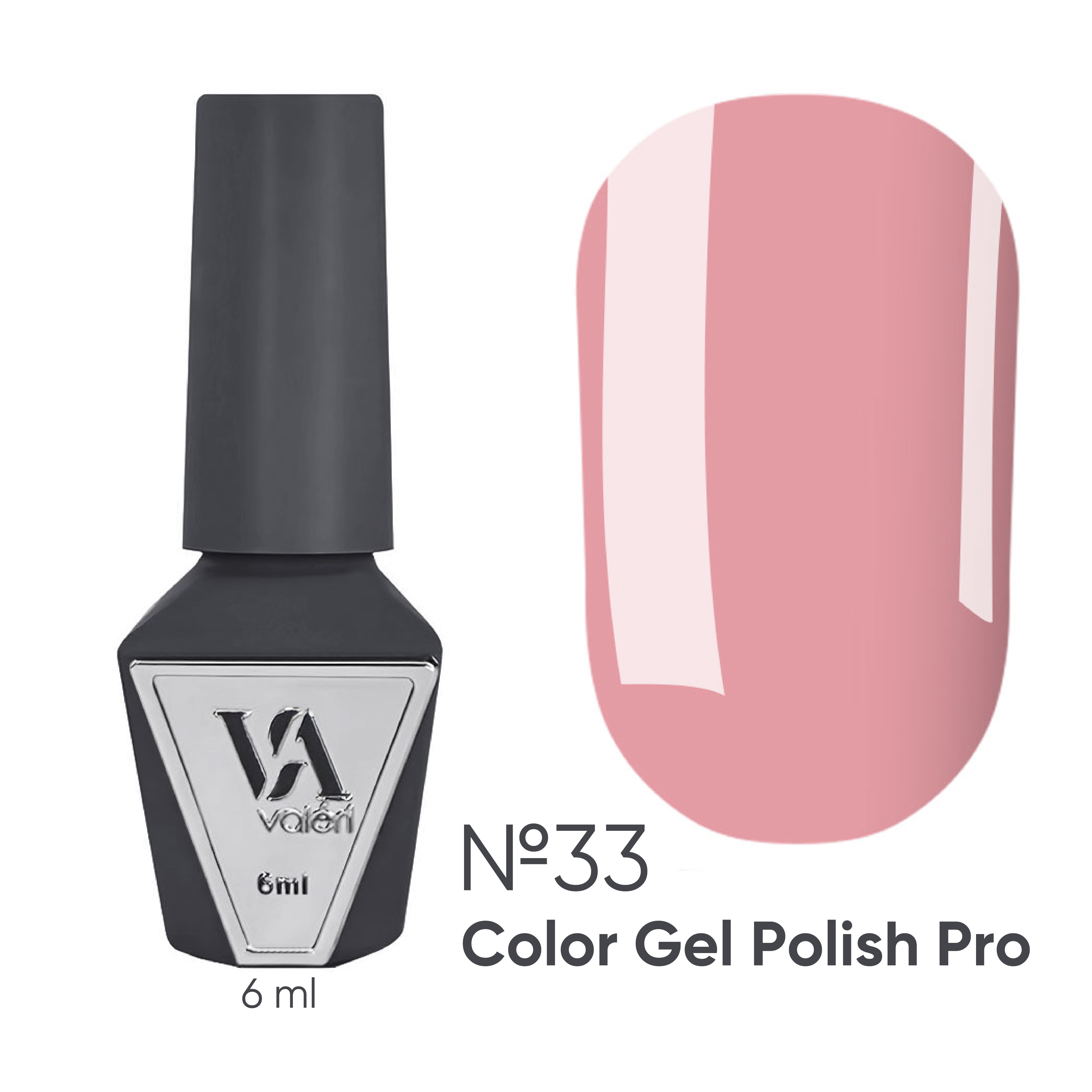 VALERI UV/LED gél-lak PRO 33-6ml
